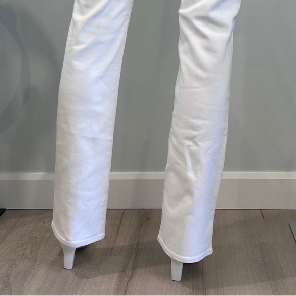 AG Ballad Slim Boot 31” Mid Rise White Jeans - Picture 8 of 15